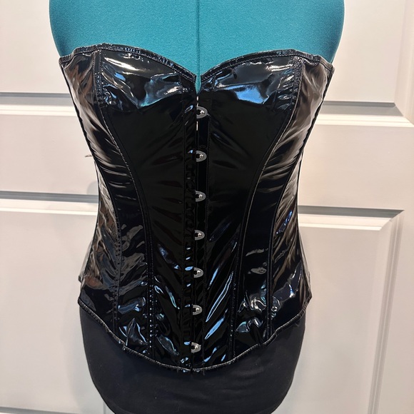 PVC Overbust Corset, size XXL, NWT - Picture 2 of 4
